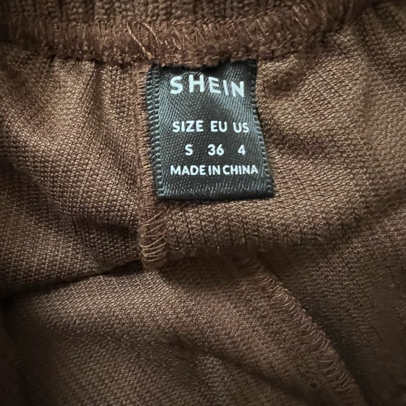 Butterfly and Floral Brown Corduroy Flare Pants - Picture 12 of 13